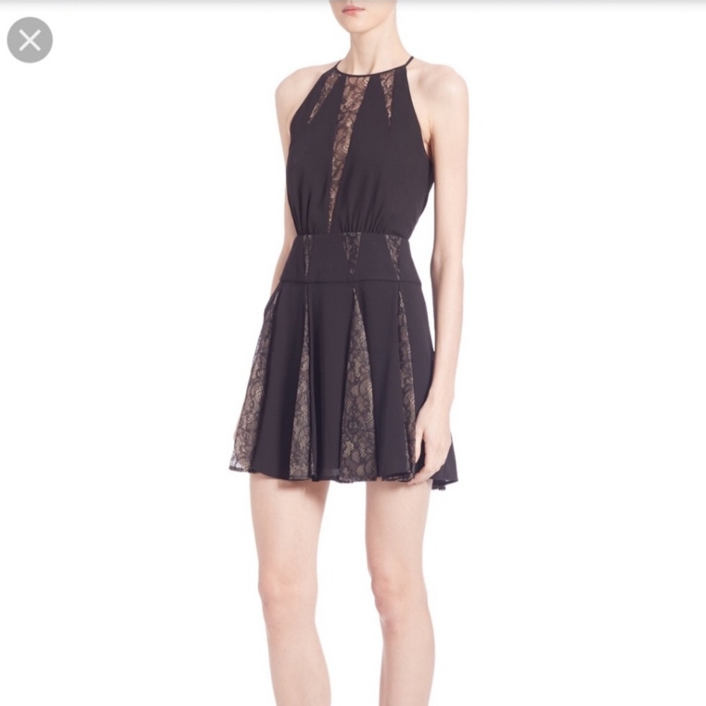 Brand new BCBG black Teena mini dress sz 4